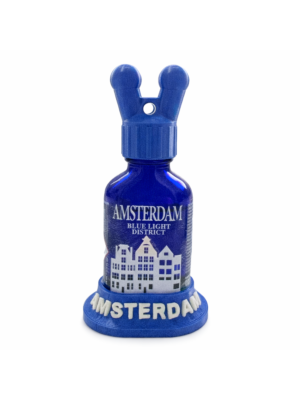 Amsterdam Blue Light District Poppers 24ml + Sniffer + No Flip Holder