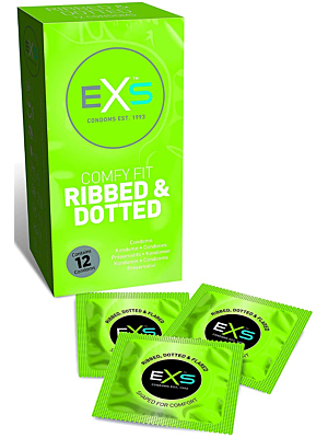 Exs Ribbed, Dotted, & Flared 12 pcs