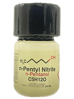 Poppers Leather Cleaner n-Pentyl Nitrite n-Pentanol 24ml