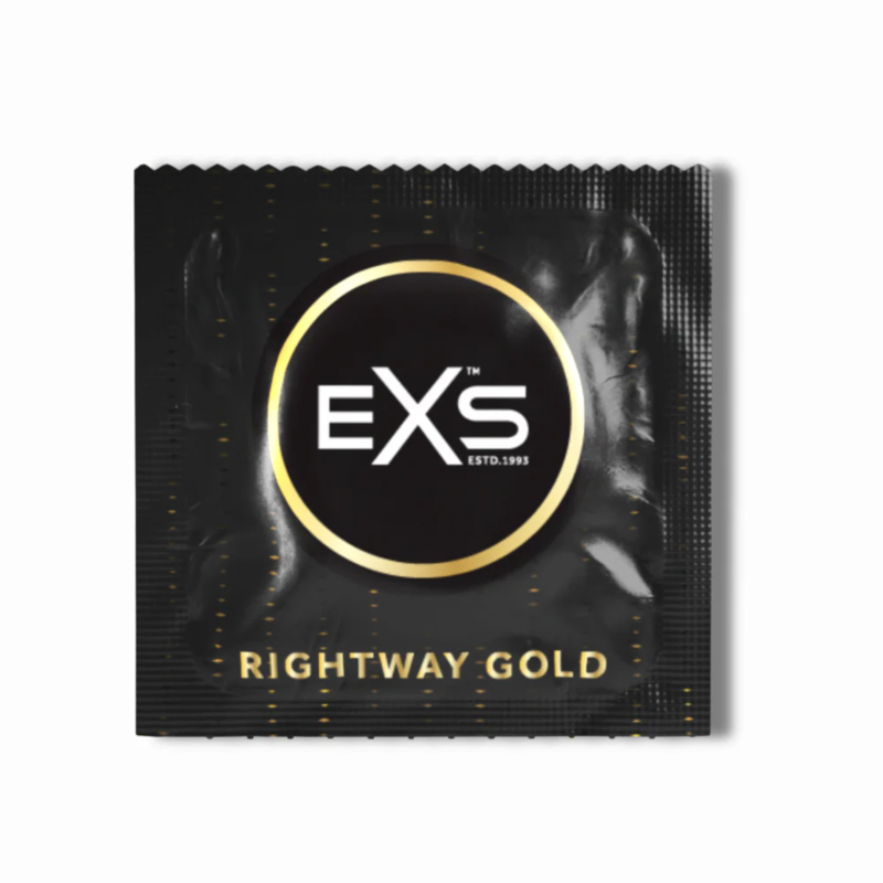 EXS Rightway Gold Condoms 1pcs